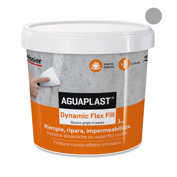 Aguaplast Dynamic FLEX Fill Stucco in Pasta Grigio Chiaro KG 1 - AGUAPLAST